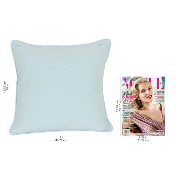 Alternate image for Square Mint Green Cushion Covers Pair Mint Elegance