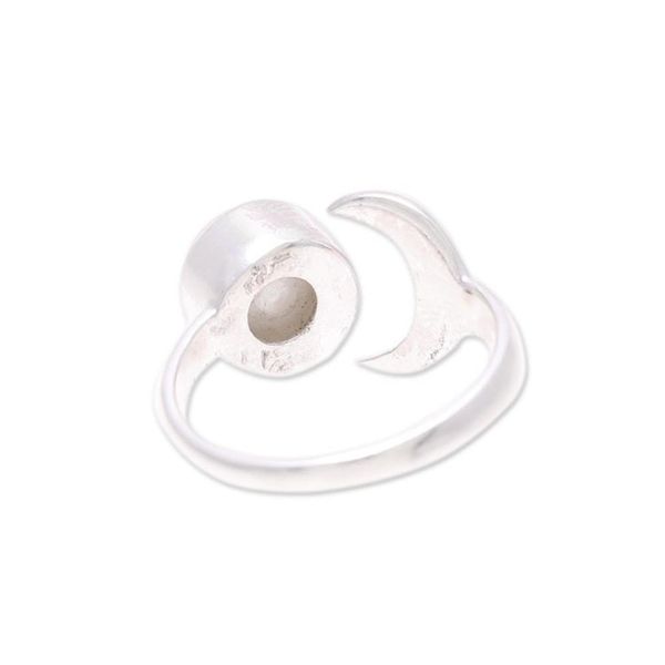 Alternate image for Cultured Pearl Crescent Wrap Ring from India Gleaming Crescent