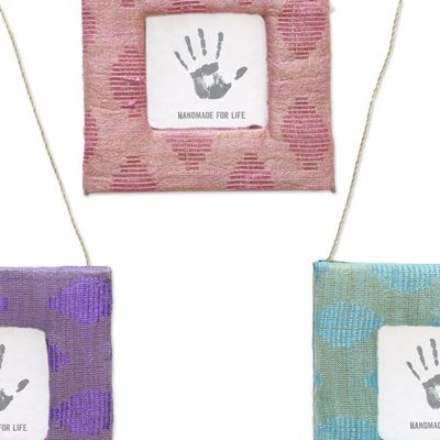 Alternate image for Set of Three Multicolor 2x2 Picture Frames from India Cheerful Memories