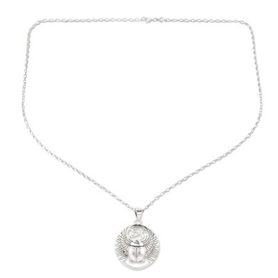 Alternate image for Hand Made Sterling Silver Pendant Necklace Take Flight