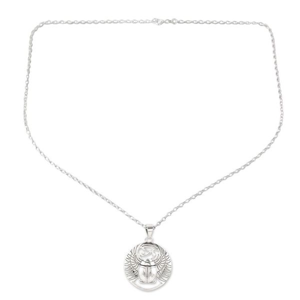 Alternate image for Hand Made Sterling Silver Pendant Necklace Take Flight