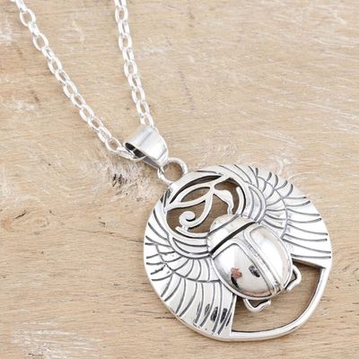 Alternate image for Hand Made Sterling Silver Pendant Necklace Take Flight