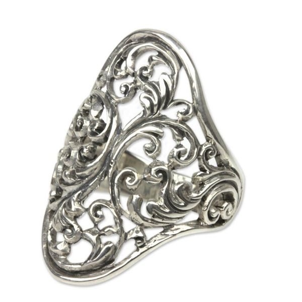 Alternate image for Sterling Silver Ring Celuk Fern