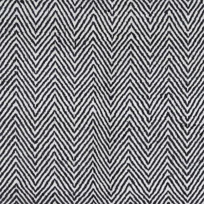 Alternate image for Patterned Black  White 100 Silk Scarf Hand-woven in India Magic