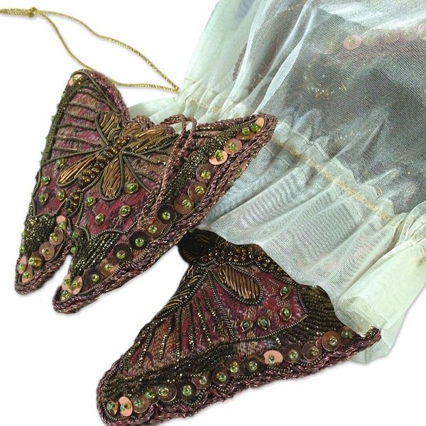 Alternate image for Beaded ornaments Set of 10 Rejoice