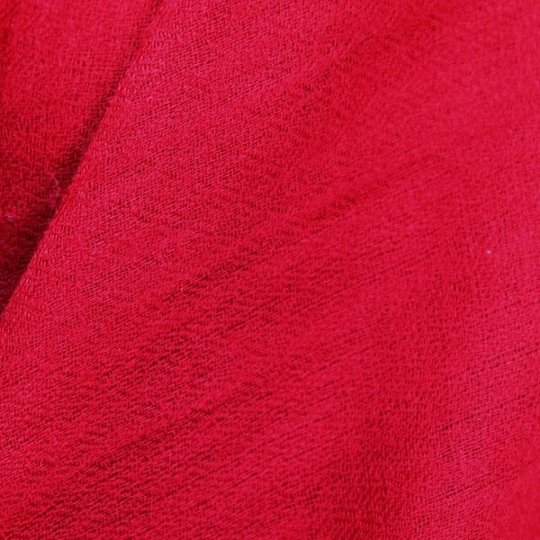 Alternate image for Womens Red All Wool Woven Shawl from India Valley of Kashmir in Red