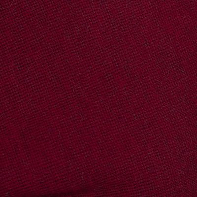 Alternate image for Knit Alpaca Blend Ruana in Claret from Peru Elegant Fashion in Claret