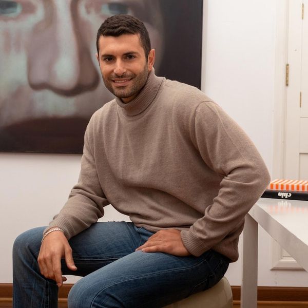 Alternate image for Eco Friendly Jersey Knit Mens Turtleneck Pullover Sweater Jersey Bisque