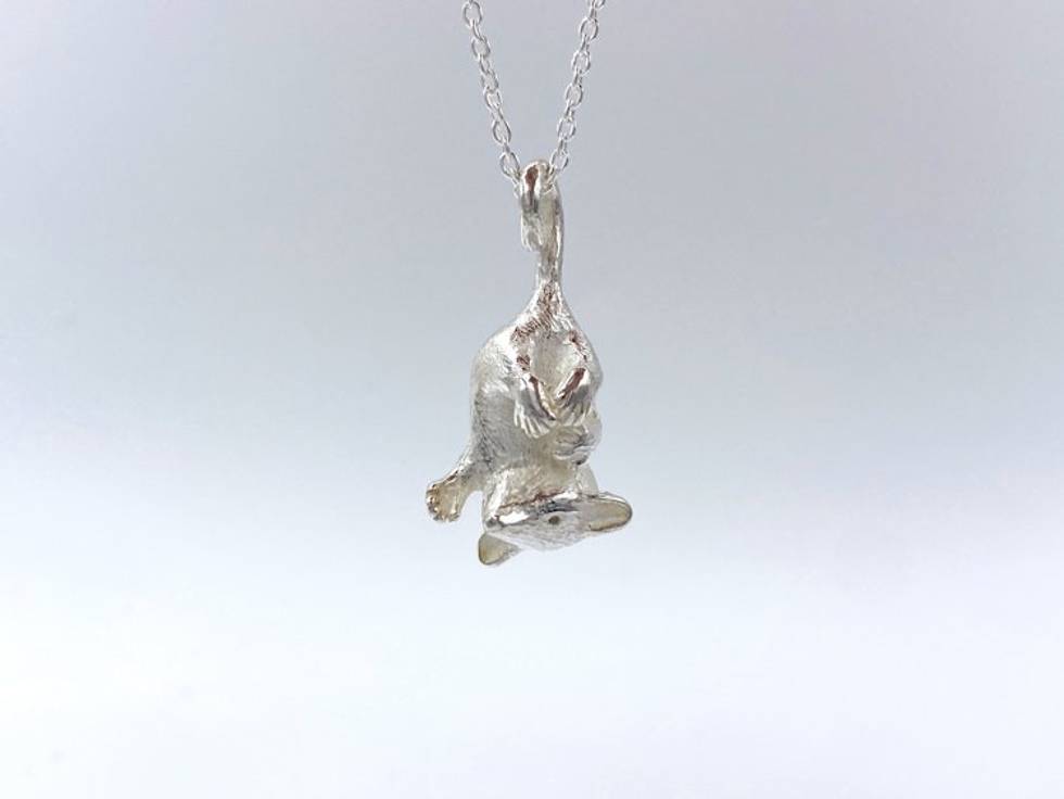 Silver Opossum Necklace