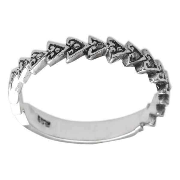 Alternate image for Arrow Motif Sterling Band Ring Guiding Path