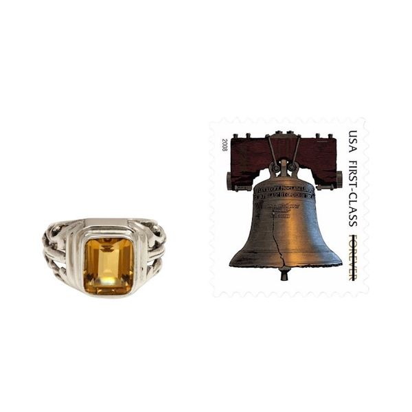 Alternate image for 4 Carat Citrine Ring from Bali Savannah Evening