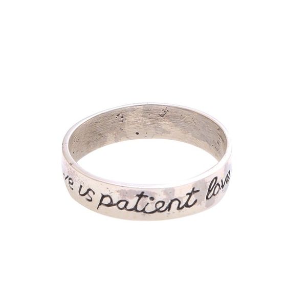 Alternate image for Romantic Sterling Silver Band Ring from Bali What Love Is