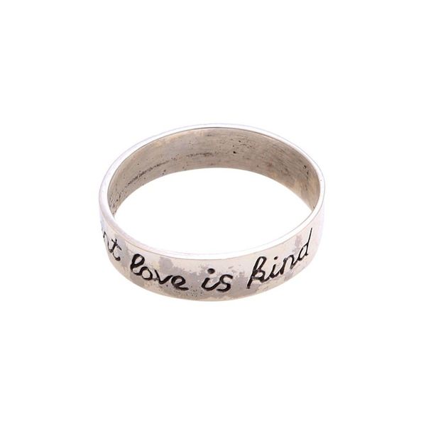 Alternate image for Romantic Sterling Silver Band Ring from Bali What Love Is