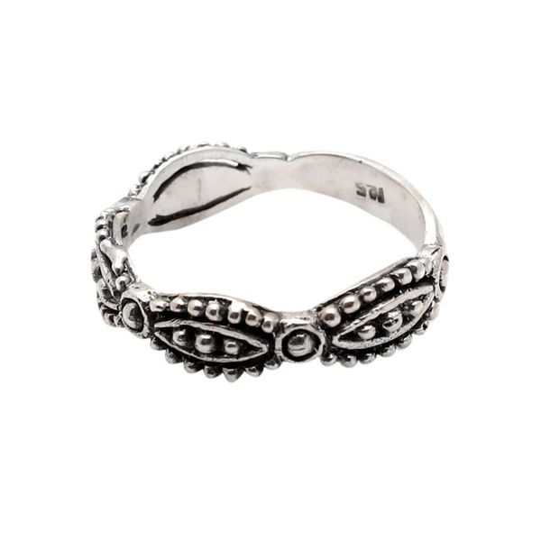 Alternate image for Classic Sterling Silver Band Ring in a Polished Finish Dear Sweetness