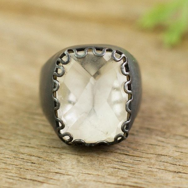 Alternate image for 10-Carat Quartz Cocktail Ring from Peru Distinguished Style