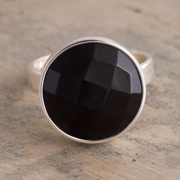 Alternate image for Black Onyx Single Stone Ring Ritual