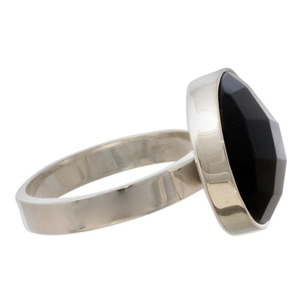 Alternate image for Black Onyx Single Stone Ring Ritual