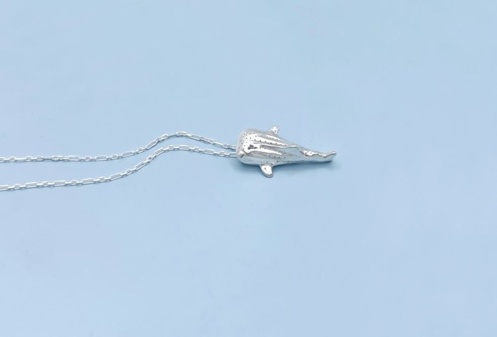 Silver Whale Shark Necklace