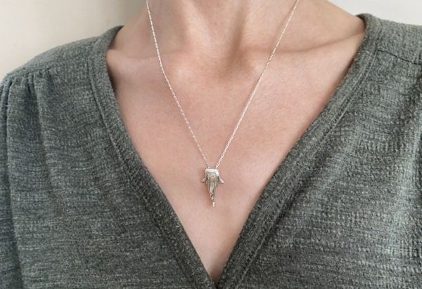 Alternate image for Silver Whale Shark Necklace