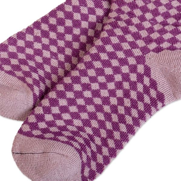 Alternate image for Dusty Lilac Alpaca Blend Socks Crafted in Peru Keep it Modern