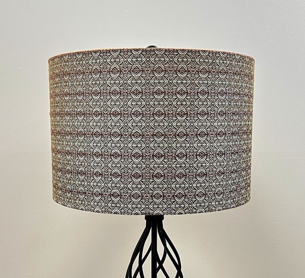 15" Handcrafted Toffee Circle Lampshade