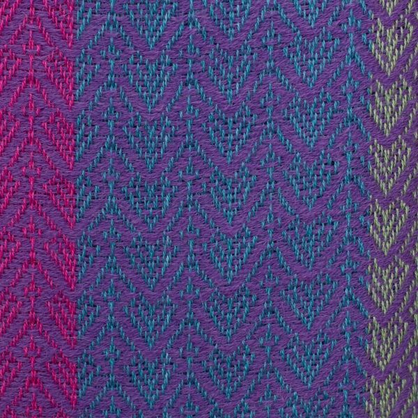 Alternate image for Hand Woven Striped Alpaca Blend Wrap Scarf from Peru Joyous Harmony