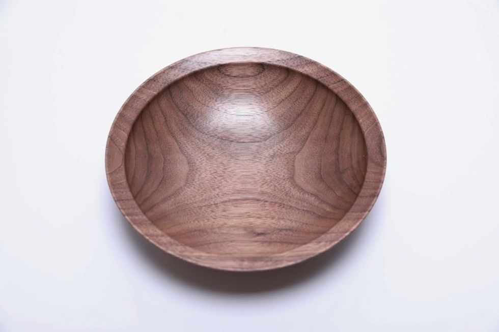 #2463 Wild Black Walnut Wooden Bowl 7.25" x 1.25"