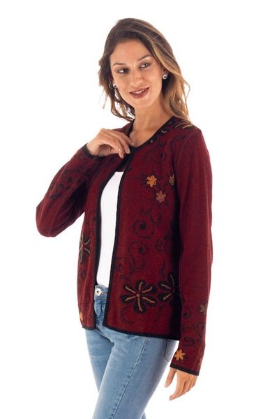 Alternate image for Kiko Reversible Alpaca Cardigan Kiko