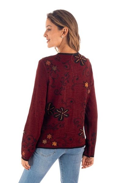 Alternate image for Kiko Reversible Alpaca Cardigan Kiko