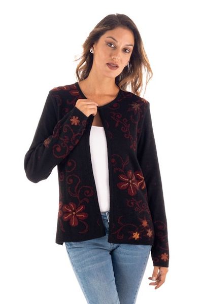 Alternate image for Kiko Reversible Alpaca Cardigan Kiko