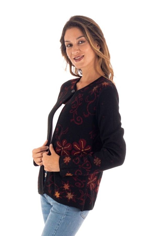 Alternate image for Kiko Reversible Alpaca Cardigan Kiko