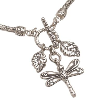 Alternate image for Sterling Silver Dragonfly Charm Bracelet from Bali Dragonfly Dynasty