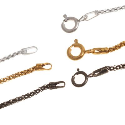 Alternate image for Gold and Sterling Silver Chain Bracelets Set of 3 Glamorous Medley