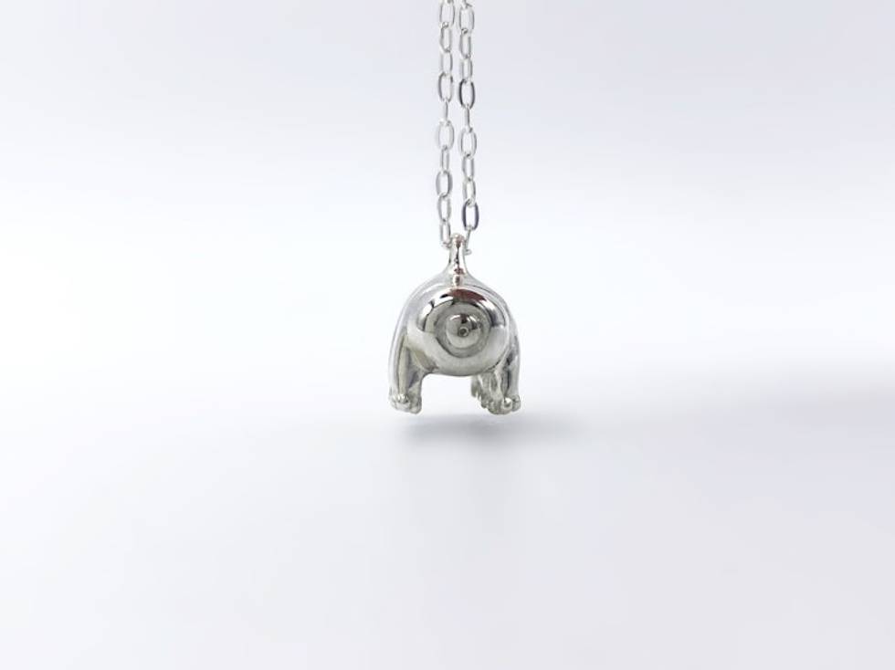 Silver Tardigrade Necklace