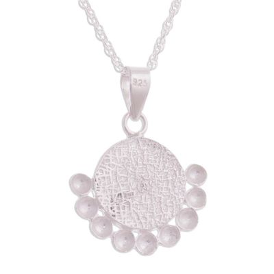 Alternate image for Blue Opal Pendant Necklace from Peru Bauble Delight