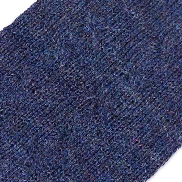 Alternate image for Navy 100 Baby Alpaca Cable Knit Fingerless Mitts from Peru Luscious Twist in Navy