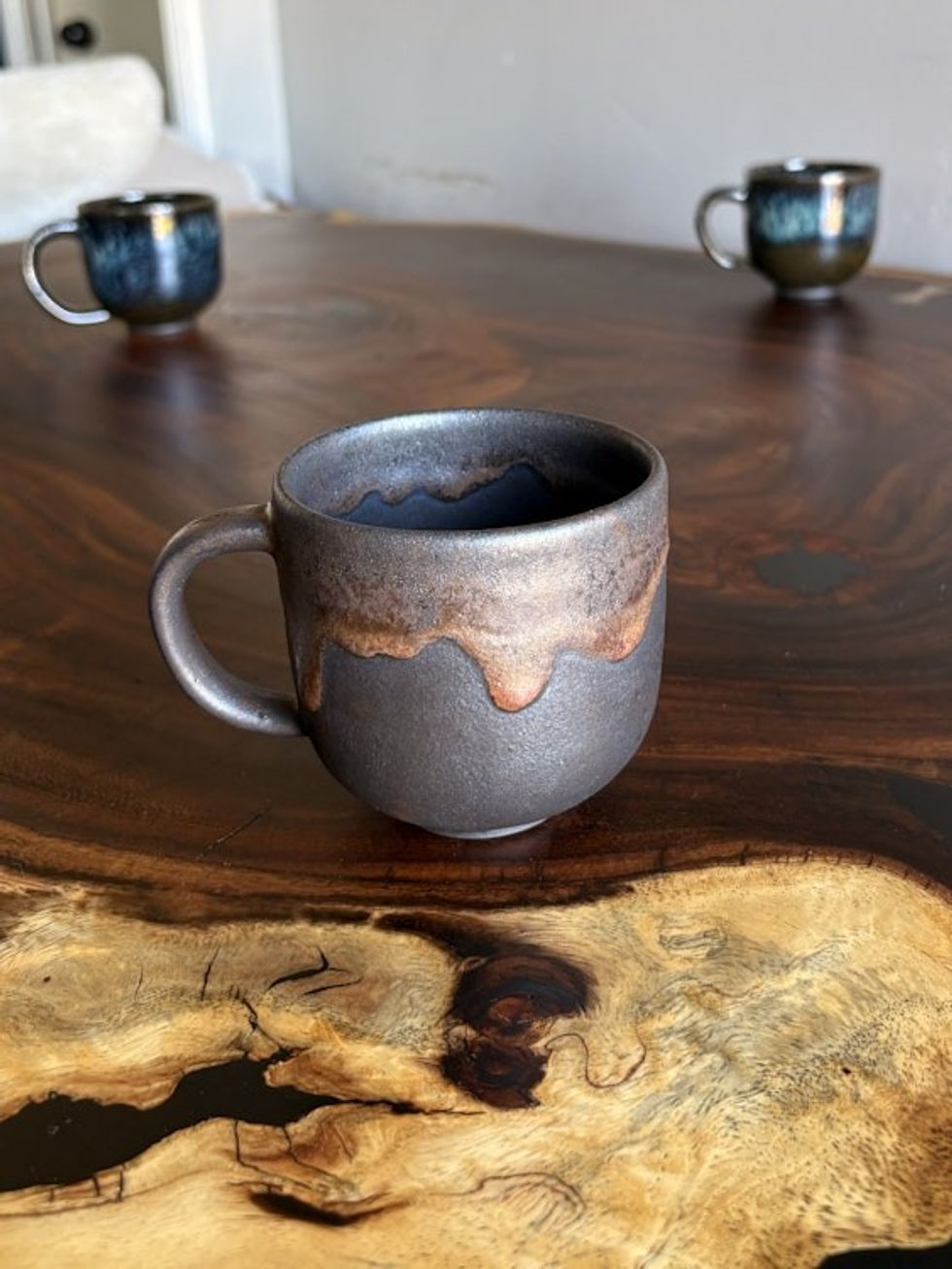 Molten Metallic mug