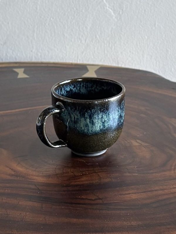 Alternate image for Black clay mug