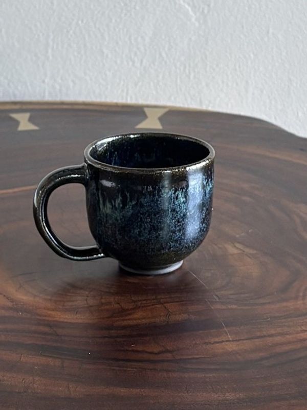 Alternate image for Black clay mug 2