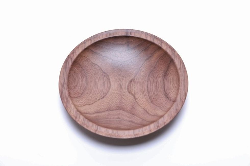 #2360 Wild Black Walnut Wooden Ring Dish 5 7/8" x 1 1/8"