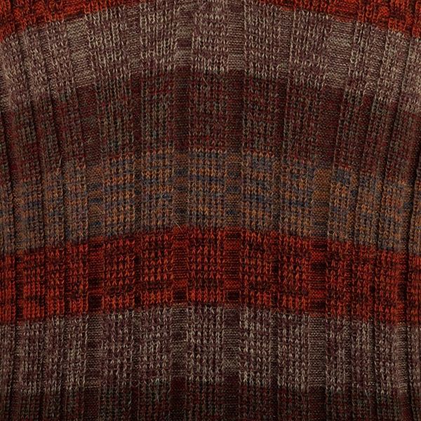 Alternate image for Mens Zippered 100 Alpaca Sweater in Nasturtium Hues Nasturtium Traveler