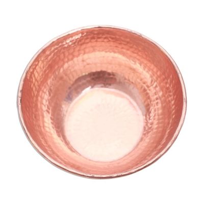 Alternate image for Hammered Copper Bowl Handcrafted in Bali Gleaming Meal