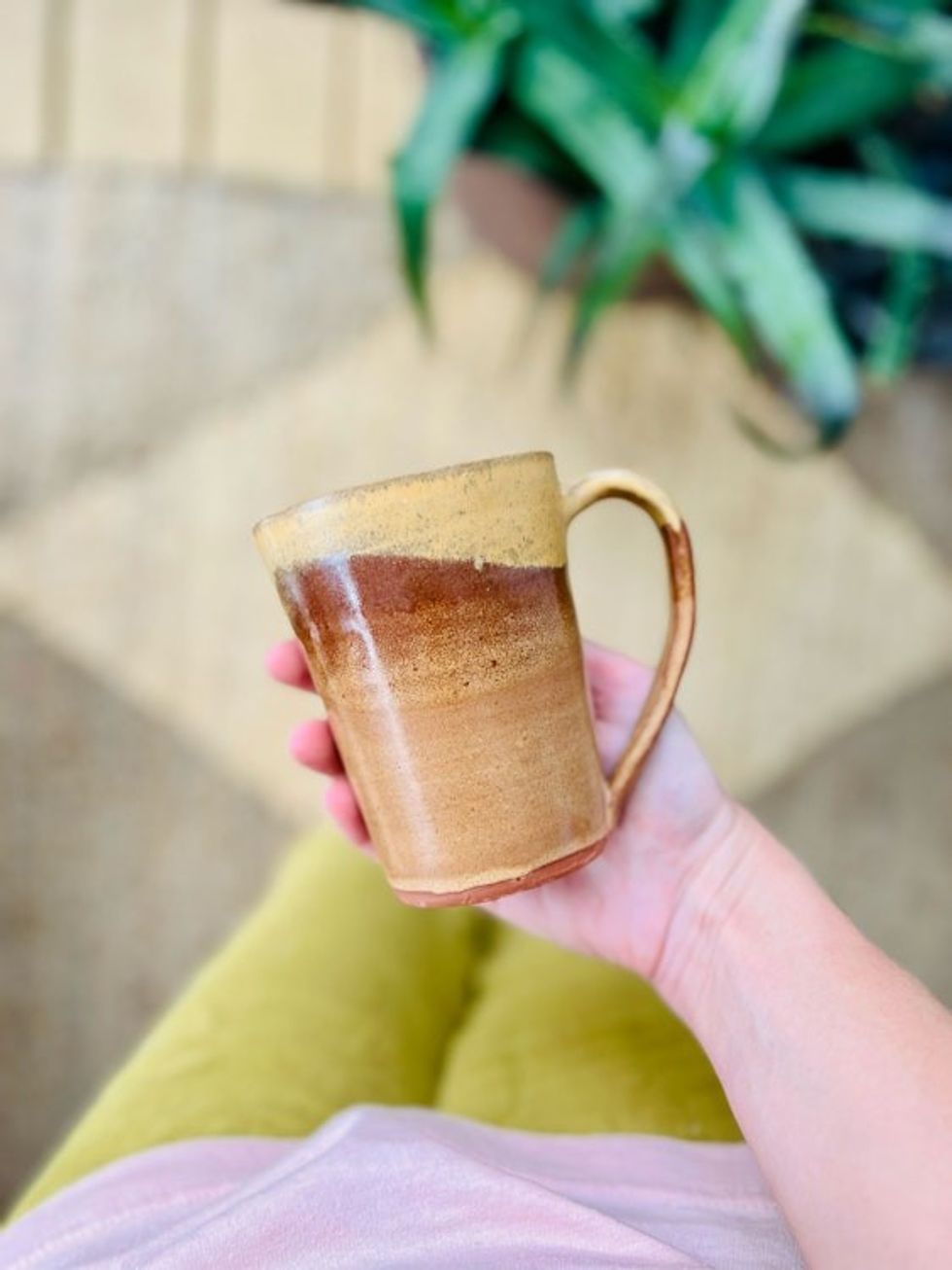 Earthy Tapered Ceramic Mug