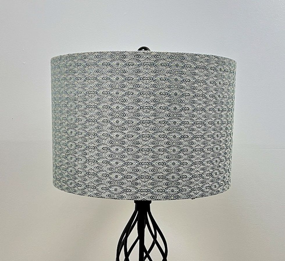 15" Handcrafted April Showers Keyhole Lampshade