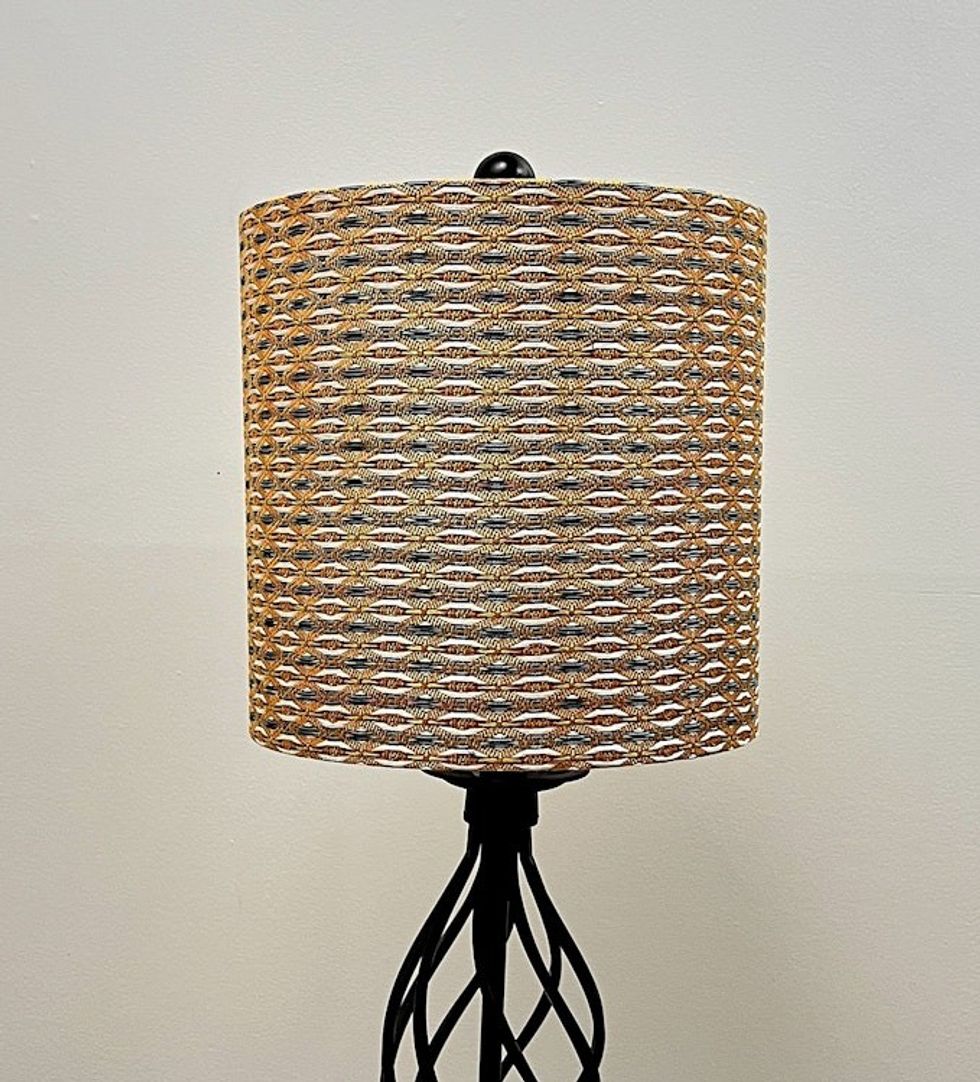 10" Handcrafted Sundance Intricately Handwoven Lampshade