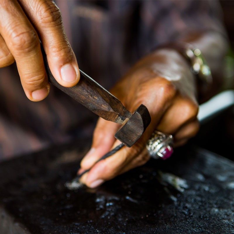 Seller working