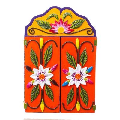 Alternate image for Wood and ceramic nativity scene Christmas Joy