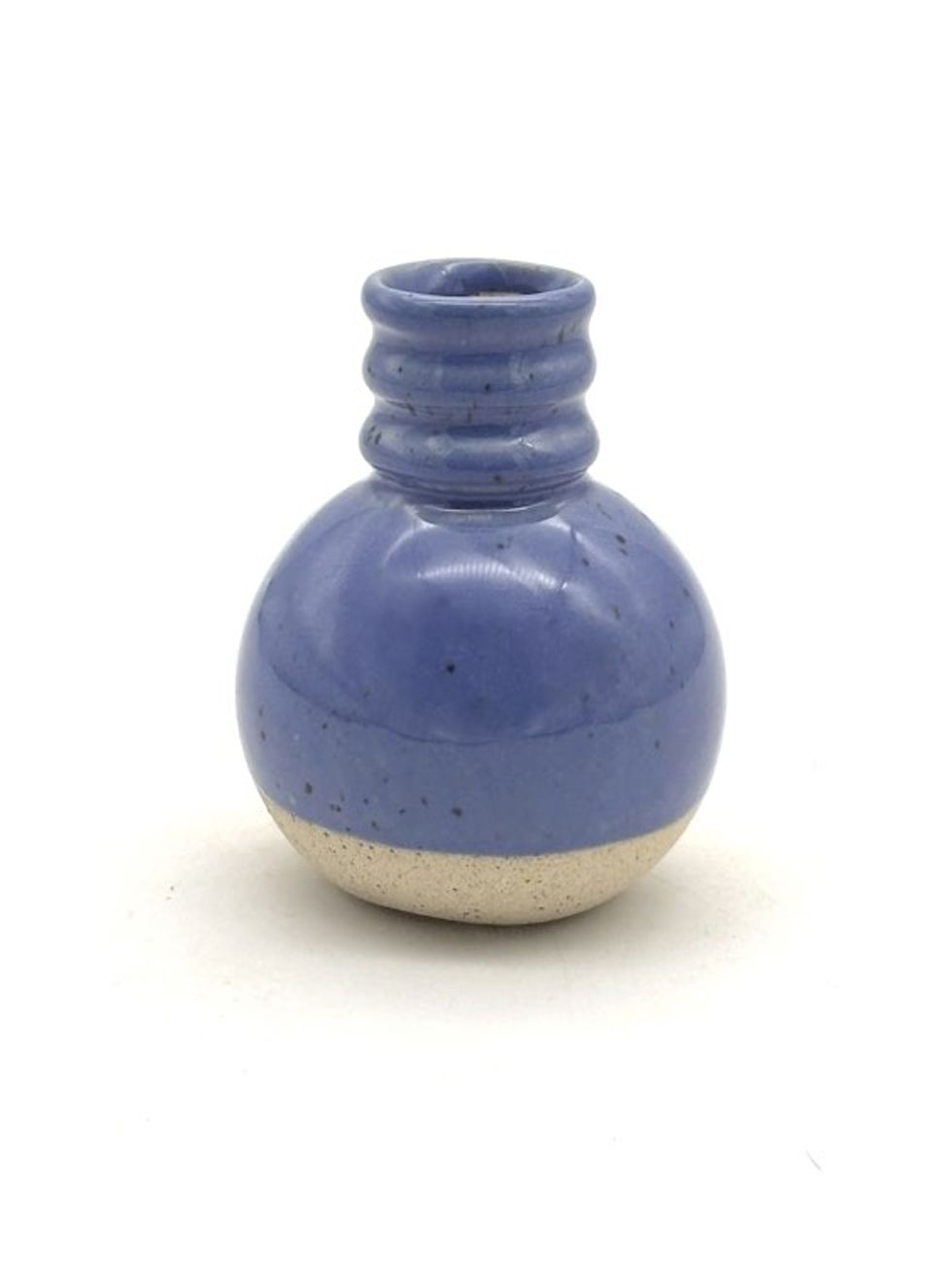 Indigo Round Bud Vase