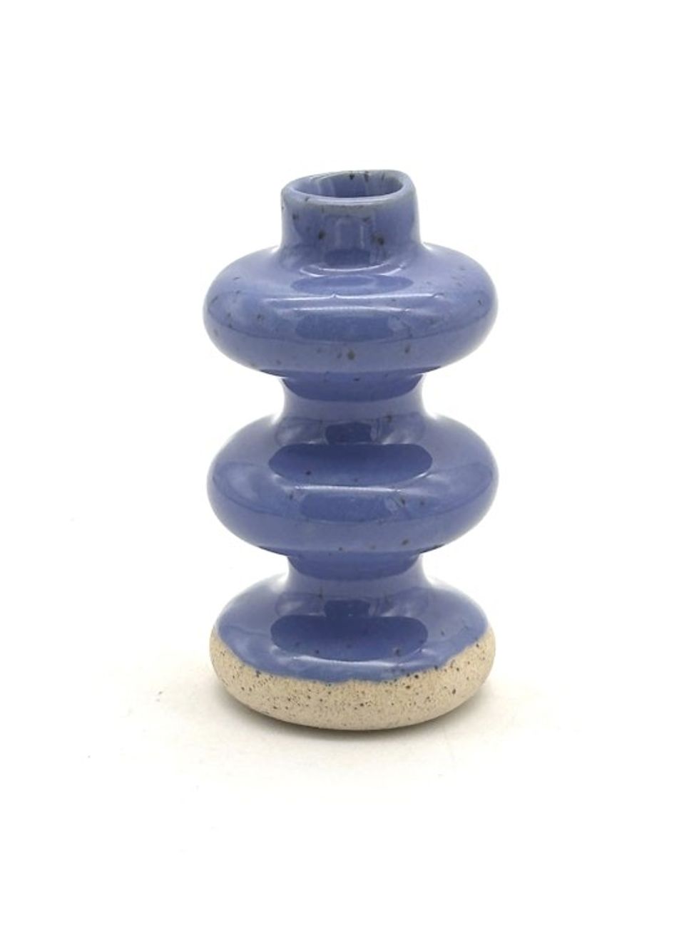 Indigo Bubble Bud Vase