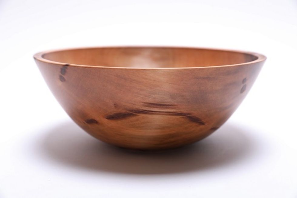 #2477 Sweet Gum Wooden Bowl 9 7/8" x 3 7/8"